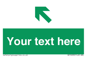 Custom Safe condition: Green Up left arrow